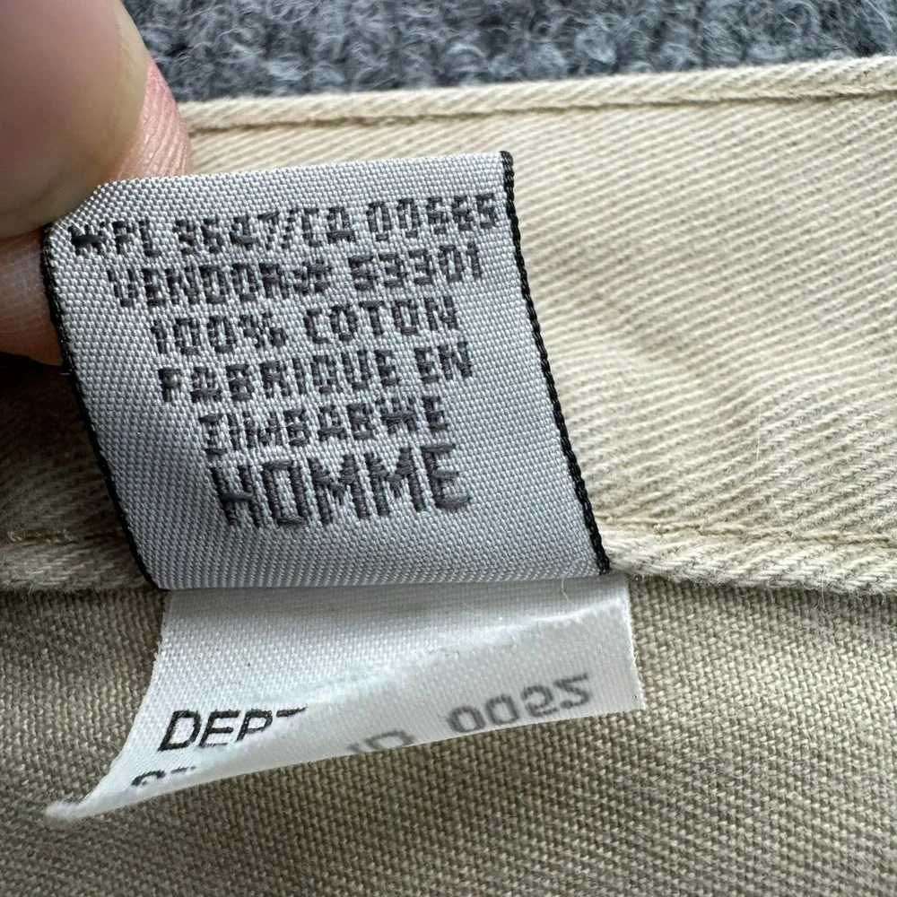 Eddie Bauer Pants Men's 32x30 Khaki Cotton Casual Chinos Style 0052